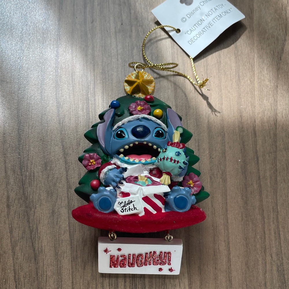 VTG DISNEY STITCH ORNAMENT VINTAGE NWT